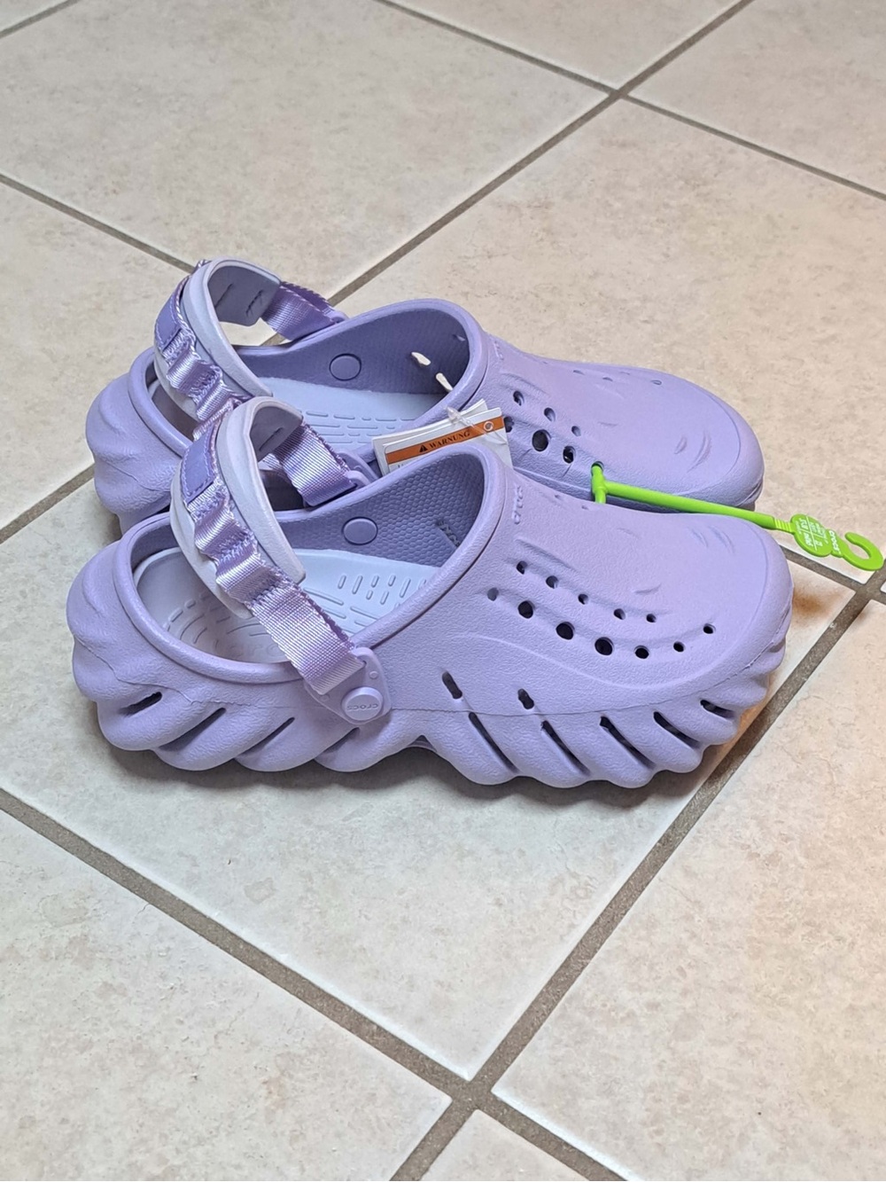 Crocs Echo Clog "Mystic Purple" Unisex Croc - Women's size 7 / Men's 5 - Picture 3 of 8